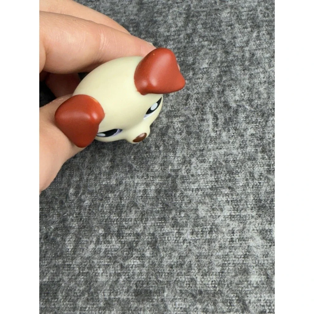Hasbro Littlest‎ Pet Shop 1743 Jack Russell Brown Dog Figure 2007 LPS Mini Toy